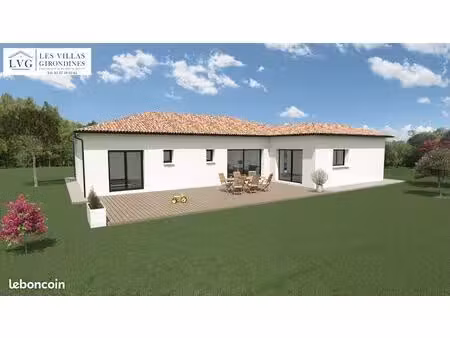 projet de construction d'une maison 129.54 m² avec terrain à saint-jean-d'illac (33)