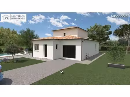projet de construction d'une maison 122.95 m² avec terrain à saint-aubin-de-medoc (33)