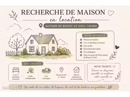recherche maison en location