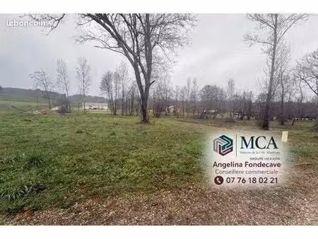 terrain 1 315 m² poussignac