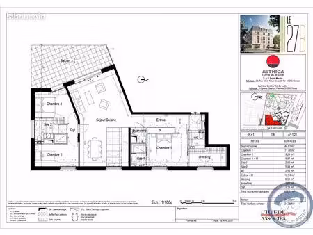 appartement 5 pièces 103 m²