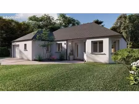 projet de construction d'une maison 93.17 m² avec terrain à la roche-blanche (44)