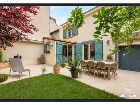 maison reims rénovée + garage + jardin