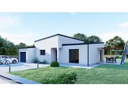 projet de construction d'une maison 85.7 m² avec terrain à saint-aignan-grandlieu (44)