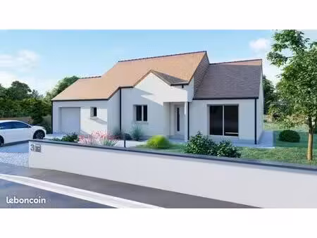 projet de construction d'une maison 86.16 m² avec terrain à vallet (44)