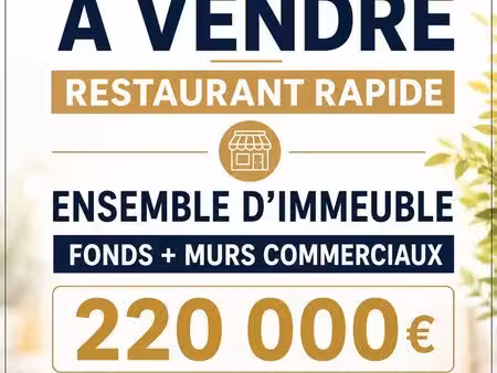 à vendre – restauration rapide – craon (53)
