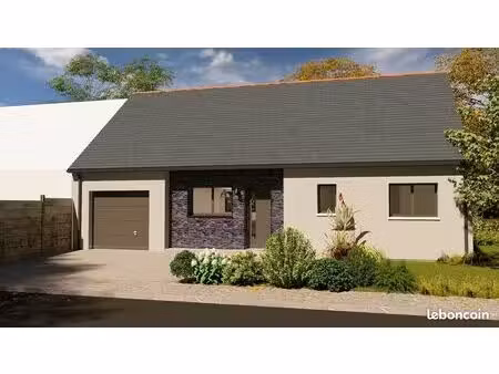maison 80 m² avec terrain à cande (49)