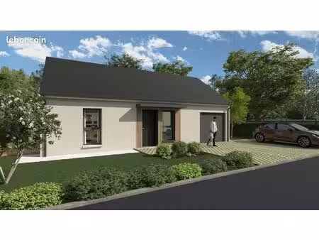 projet de construction d'une maison 80 m² avec terrain à segre (49)