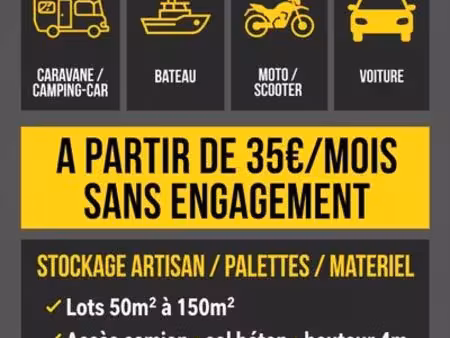 aboncourt 54115 - hivernage + box stockage - ouverture prochaine - dès 35