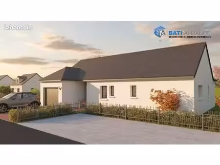 projet de construction d'une maison 107 m² avec terrain à ernee (53)
