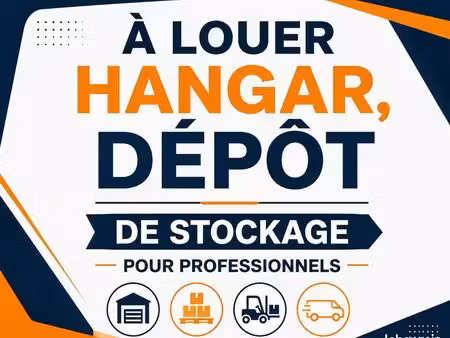 hangar / dépôt de stockage professionnel – 200 m²