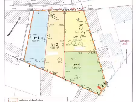 terrain 395 m² riom