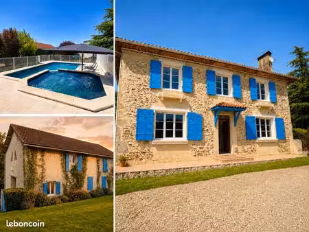 domaine de 600 m² – 13 chambres – 30 couchages – piscine – terrain 4 099 m²
