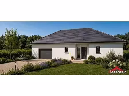 projet clé en main : maison plain-pied 123 m² + terrain plat 1900 m²