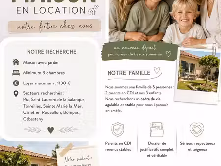 recherche maison à louer