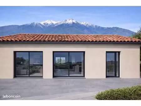 projet de construction d'une maison 85 m² avec terrain à sorede (66)