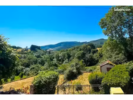 maison 7 pièces – 140 m² avec jardin et très belle vue – anost (morvan)