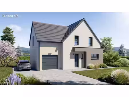 projet de construction d'une maison 101 m² avec terrain à algolsheim (68)