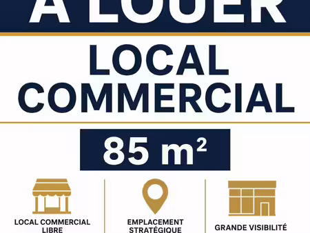 location local commercial 85m² - position n°1