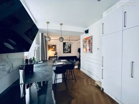 superbe f3 de 63 m² refait à neuf – style haussmannien & prestations haut de gamme