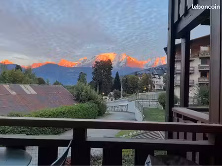 duplex vue mont blanc + grand garage