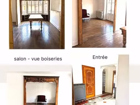 t4 117 m² de caractère – art déco 1942 – 3 chambres – balcons