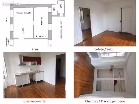 appartement 2 pièces 29 m² place de la préfecture