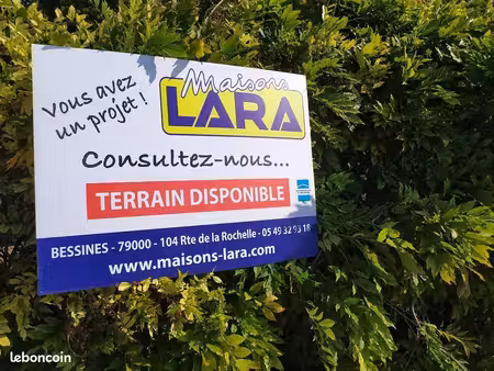 terrain 415 m² bessines