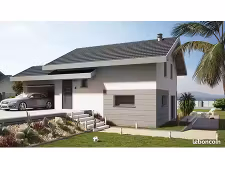projet de construction d'une maison 105 m² avec terrain à larringes (74)