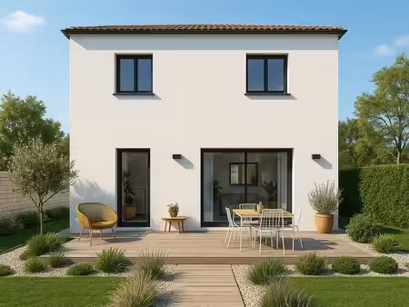 projet de construction d'une maison 85 m² avec terrain à modene (84)