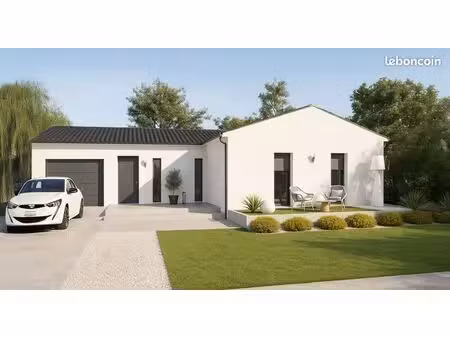 maison de 75.11 m² sur un terrain de 650 m² à nieuil-l'espoir en vienne (86)