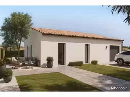 maison de 76.45 m² sur un terrain de 608 m² à fontenay-le-comte en vendee (85)