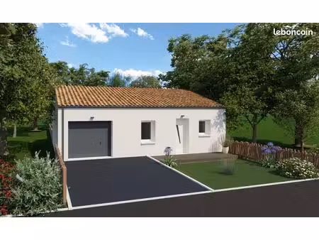 maison 2 chambres sur un terrain de 374 m² à apremont