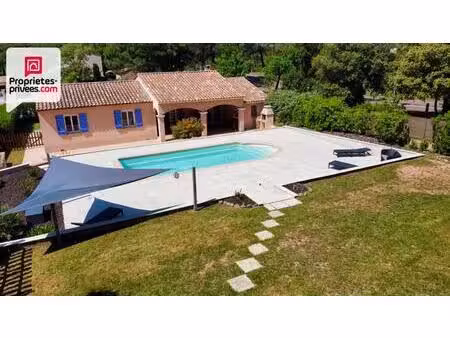 villa sur la motte - plain-pied  3 chambres  piscine  proche golf saint-endréol