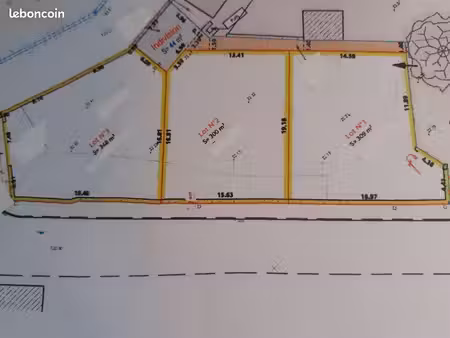 terrain 300 m² plouharnel