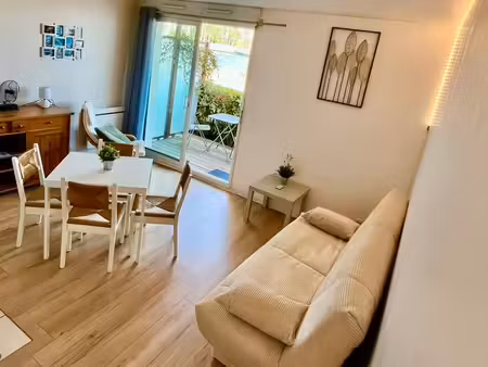 studio meublé 25m² ouistreham canal de la mer- idéal étudiant
