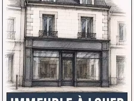 a louer immeuble (appartement + commerce)