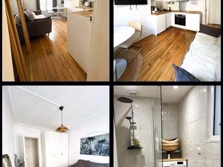 2 pièces 30m2 rénové et tout équipé - jules joffrin (paris 18)