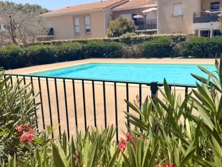 superbe t2 38m2 meublé avec jardin privatif 30m² & piscine