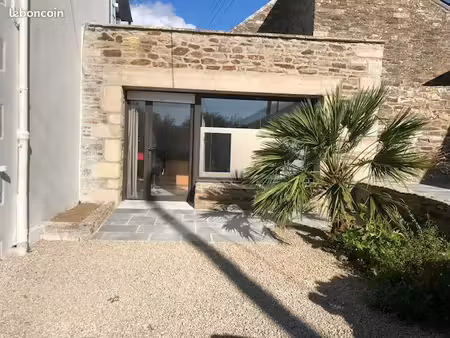 lannion - studio meublé avec jardinet