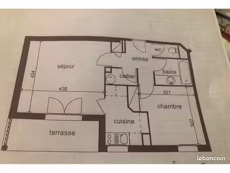appartement t2 avec jardin