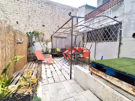 exclusivité avignon extra-muros  maison de ville t3/t4 avec jardin - patio