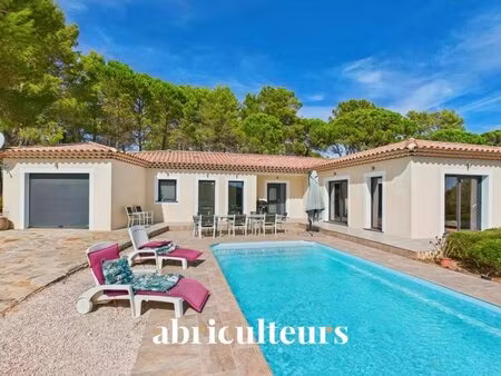 belle villa contemporaine/vue panoramique en vente à bagnols-en-forêt (83600)