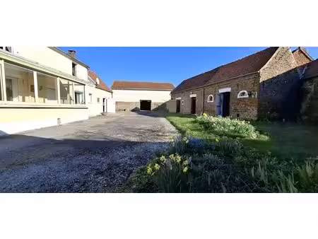a vendre à levergie (02420)   longère habitable de plain pied  avec hangar  garage et dépe