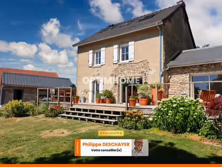 maison de charme - 132 m² - 6 pièces - 4 chambres - carport double - terrain 1256 m² -sain