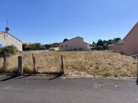 en vente terrain constructible 7 25 ares – 169 500 € |longeville-sur-mer