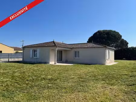 à quelques pas de la plage – maison de plain-pied avec terrain piscinable
