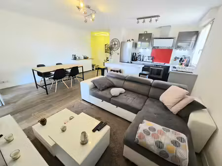 toulouse 31200 borderouge métro  beau t3 meublé de 64.08m² terrasse et jardinet résidence 