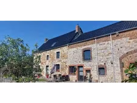 ferme 6 chambres en pierre 270m² habitable ohey