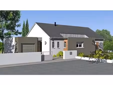 terrain avec maison neuve à vendre